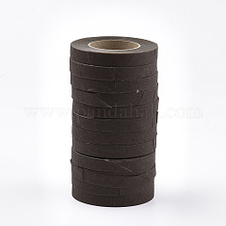 Rollo de papel arrugado, para la decoración del partido, coco marrón, 12mm, aproximamente 30 yardas / rodillo, 12 rollos / grupo