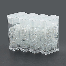 Cuentas largas de magatama miyuki, Abalorios de la semilla japonés, (lma160) brillo de cristal, 7x4mm, agujero: 1 mm, aproximamente 80 unidades / caja, peso neto: 10g / caja