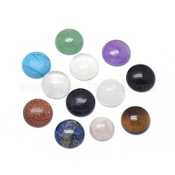 Природные и синтетические драгоценный камень кабошоны, полукруглый, 8x3~4.5 мм