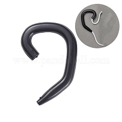 (Clearance Sale)Reusable Silicone Ear Hook, Invisible Earmuffs, for Mouth Cover, Black, 49x34x5mm