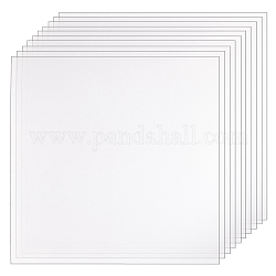PVC transparenter Hochtemperaturbeständigkeitsschutzfilm, einzigen Seite, Viereck, Transparent, 15 Stück / Set