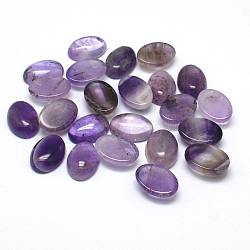 Amatista naturales cabuchones de piedras preciosas ovales, 20x15x5mm