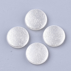 ABS-Kunststoff-Nachahmung Perlen, Flachrund, creme-weiß, 21x5 mm, Bohrung: 1.5 mm, ca. 310 Stk. / 500 g