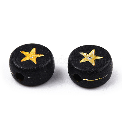 Непрозрачные акриловые бусины X-PACR-N006-006A-02A-1