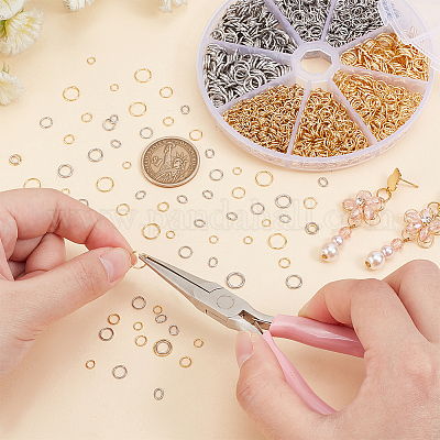 8 стиль овальные открытые соединительные кольца из нержавеющей стали 304 STAS-AR0002-07-1