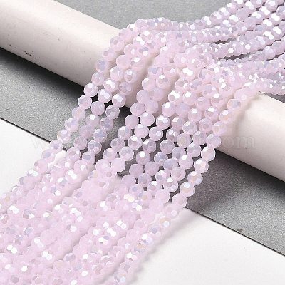 Подставки для стеклянных бусин с имитацией нефрита EGLA-A035-J4mm-B02-1