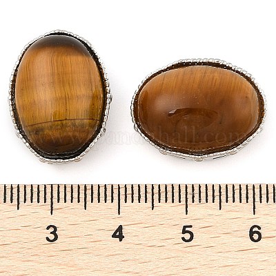 Естественные тигровые глазные многожильные звенья KK-M304-03P-03-1