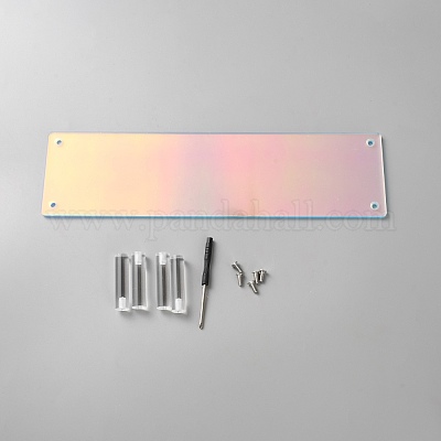 Лазерные акриловые подставки для ювелирных изделий ODIS-WH0086-163-1