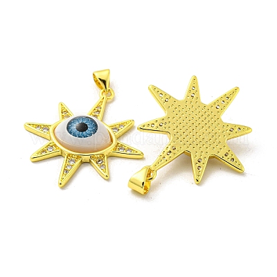 Настоящие кулоны из латуни KK-L209-002G-03-1