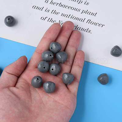 Непрозрачные акриловые бусины&nbsp;MACR-S373-10A-A03-1