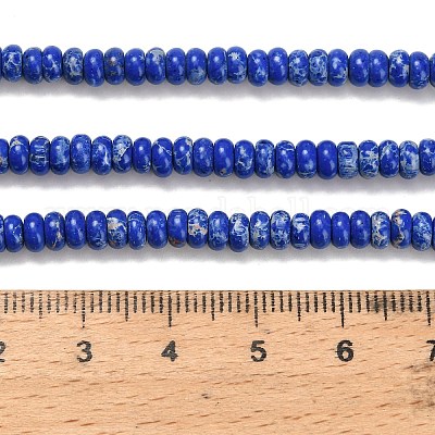 Синтетические имперские нитки из бисера яшмы G-Z110-B04-2x4mm-01-1