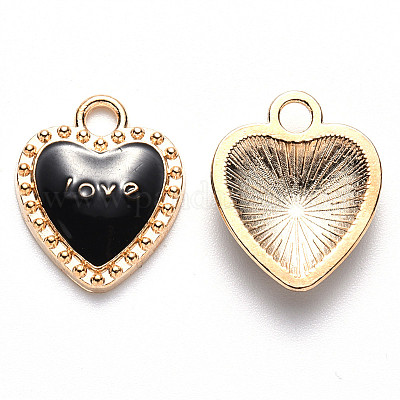 Подвески из эмали и сплава ENAM-S121-038B-1