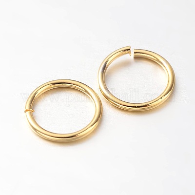 Экологичное вакуумное покрытие PVD и долговечные латунные открытые соединительные кольца KK-E663-10mm-G-1