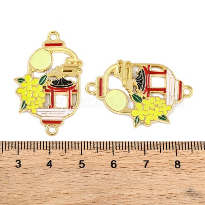 Овальный соединительный элемент из сплава эмали с покрытием стойки FIND-M020-07G-01-1