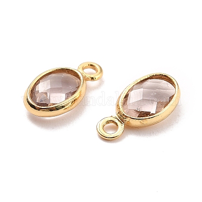 Экологически чистая латунь со стеклянными подвесками KK-K268-01W-1