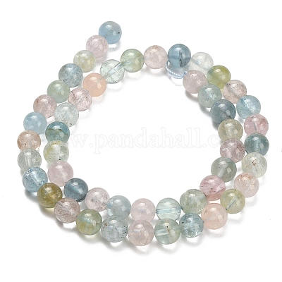 Naturperlen Stränge morganite&nbsp;G-H329-C13-8mm-AA-1