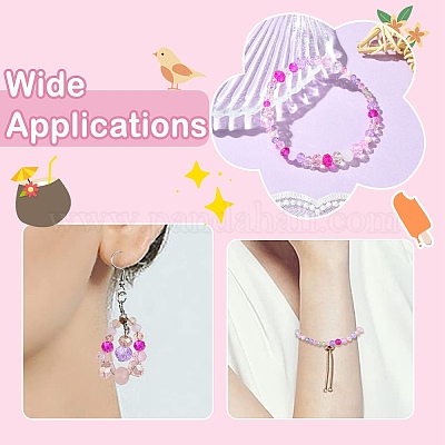 1000 шт. 3 вида стеклянных бусин-ронделей GLAA-CJC0009-09D-1