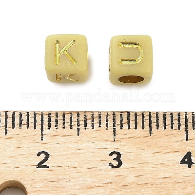 Непрозрачные акриловые бусины OACR-H046-01C-1