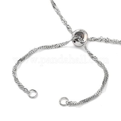 Изготовление ожерелья из сингапурской цепи из нержавеющей стали 304 AJEW-JB01333-02-1