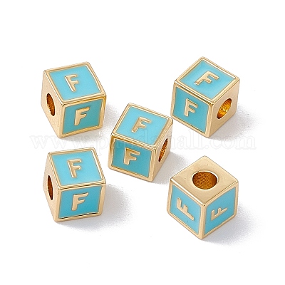 Стойки покрытие латунь эмаль бисер KK-B060-04G-06F-1