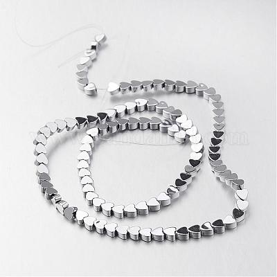 Гальванизировать немагнитных синтетический гематит нитей бисера G-F300-23A-01-1