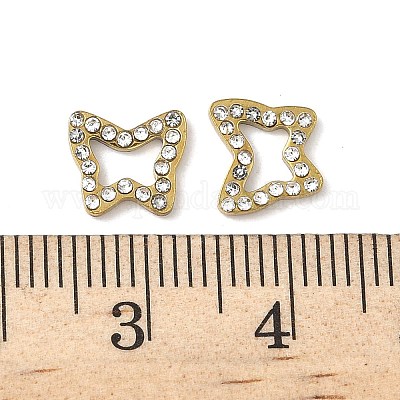 Кабошоны из стразов из нержавеющей стали 304 STAS-A057-04G-H01-1