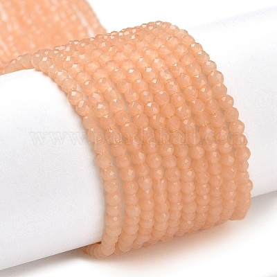 Стеклянные бусины из имитации нефрита GLAA-H021-05-02-1