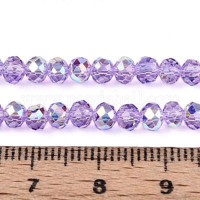 Прозрачные стеклянные бусины EGLA-N016-4mm-03-1