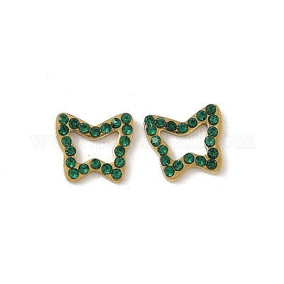 Кабошоны из стразов из нержавеющей стали 304 STAS-A057-04G-H02-1