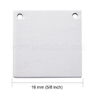 Антикоррозийные штампованные пустые бирки из нержавеющей стали 304 STAS-I311-16B-P-1