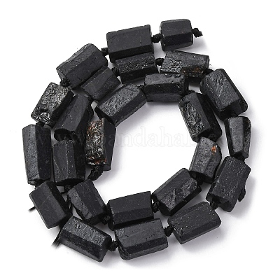 Натуральный черный турмалин бисер нитей&nbsp;G-F716-01-1