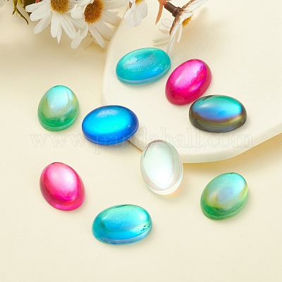 Кабошоны из стекла GGLA-K004-18x25mm-1