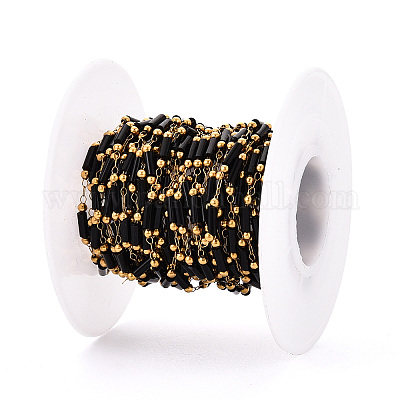 Цепочки из бисера ручной работы CHS-T006-33G-1