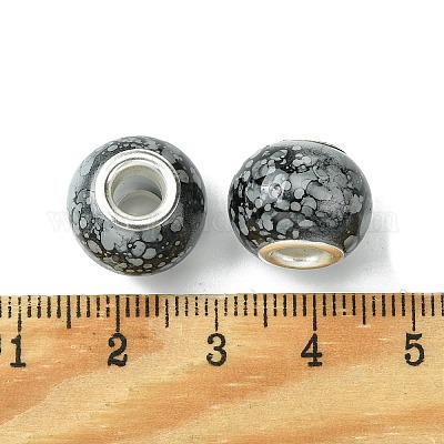 Два тона стеклянные европейские шарики GPDL-K003-01C-1