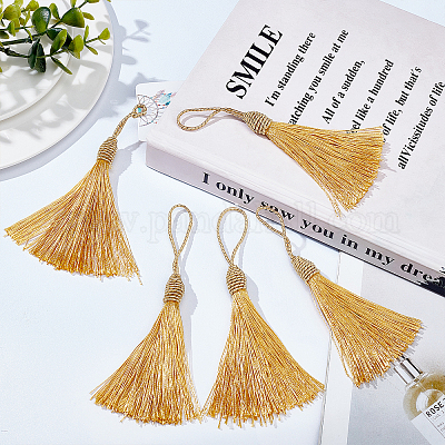 Wholesale SUNNYCLUE 10Pcs Nylon Tassels Big Pendant Decorations