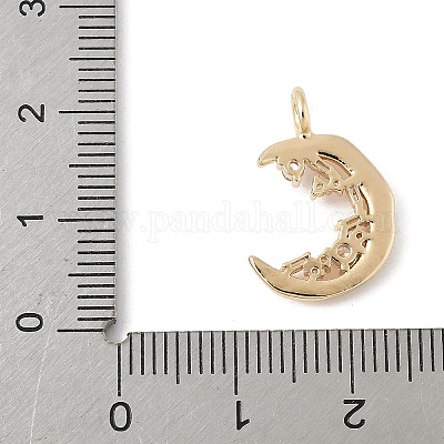 Латунные микро проложить кубического циркония подвески KK-Z107-01G-01-1