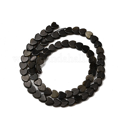 Сердца природные и синтетические нити шарик смешанный драгоценный камень G-L420-25-6mm-M-1