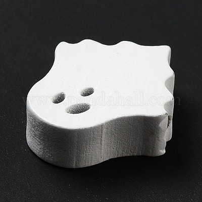 Хэллоуин окрашенные деревянные бусины&nbsp;X-WOOD-C002-01-1