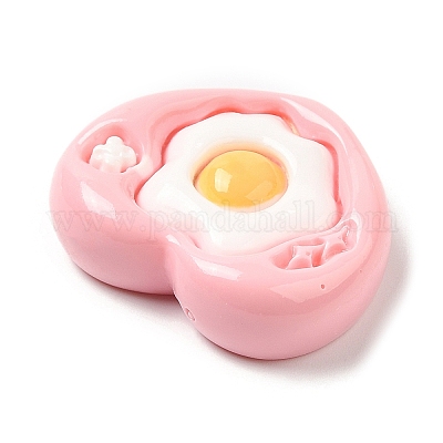 Кабошоны из непрозрачной цветочной смолы RESI-C035-01F-1