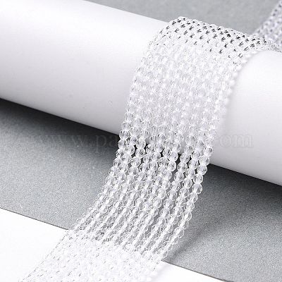 Прозрачные стеклянные бусины GLAA-H021-04-29-1