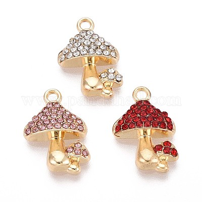 Подвески из сплава со стразами PALLOY-T091-25M-G-1