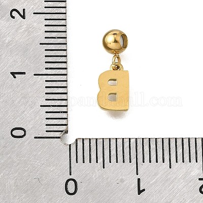 Подвеска со стразами из нержавеющей стали 304 STAS-H202-50G-B-1