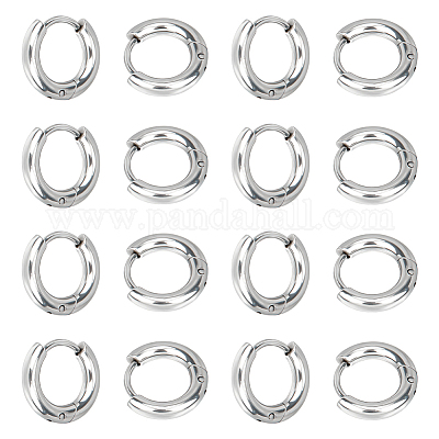 Серьги-кольца унисекс из нержавеющей стали 304 STAS-UN0002-60P-06-1