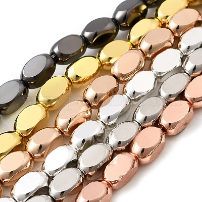 Стеклянные бусины с гальваническим покрытием  EGLA-F166-02A-1