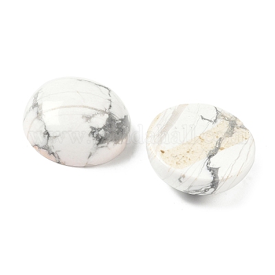 Кабошоны из натурального говлита G-C189-04A-1