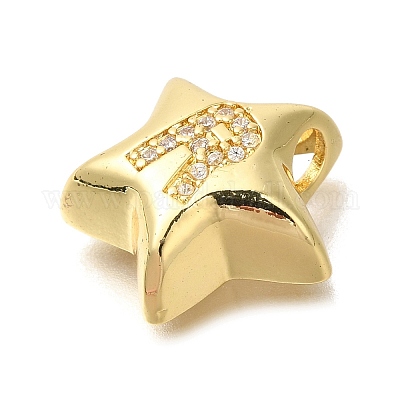 Стойки обшивки латунь микро проложить Циркон подвеску KK-I722-05G-R-1