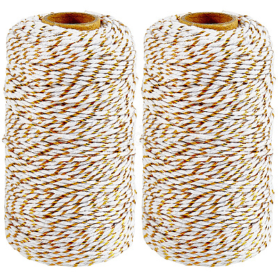 2 рулон ниток для макраме из хлопка в два сложения MAKN-CY0001-01A-1