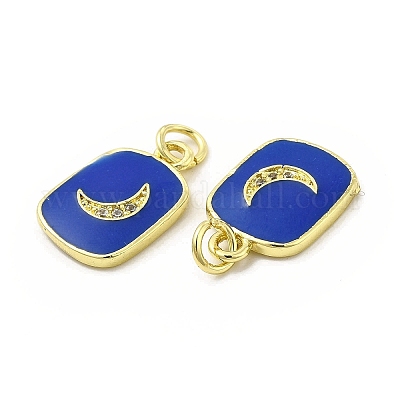 Латунные микро проложить кубического циркония подвески KK-E068-VB440-1-1