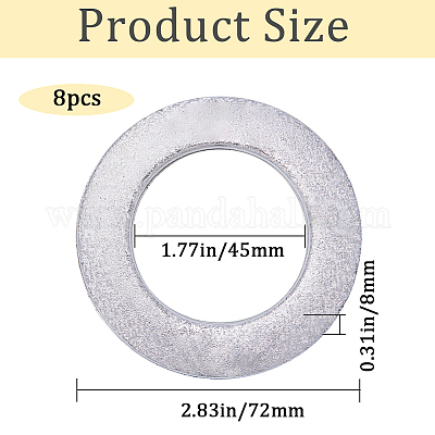 Пластиковые кольца для штор AJEW-WH0368-39B-1