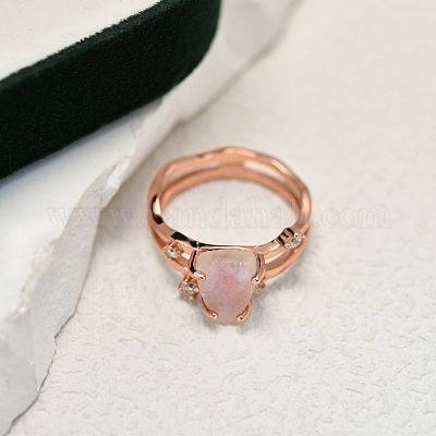 Кольца из стерлингового серебра с натуральным лунным камнем FS-WGDF753-12-1